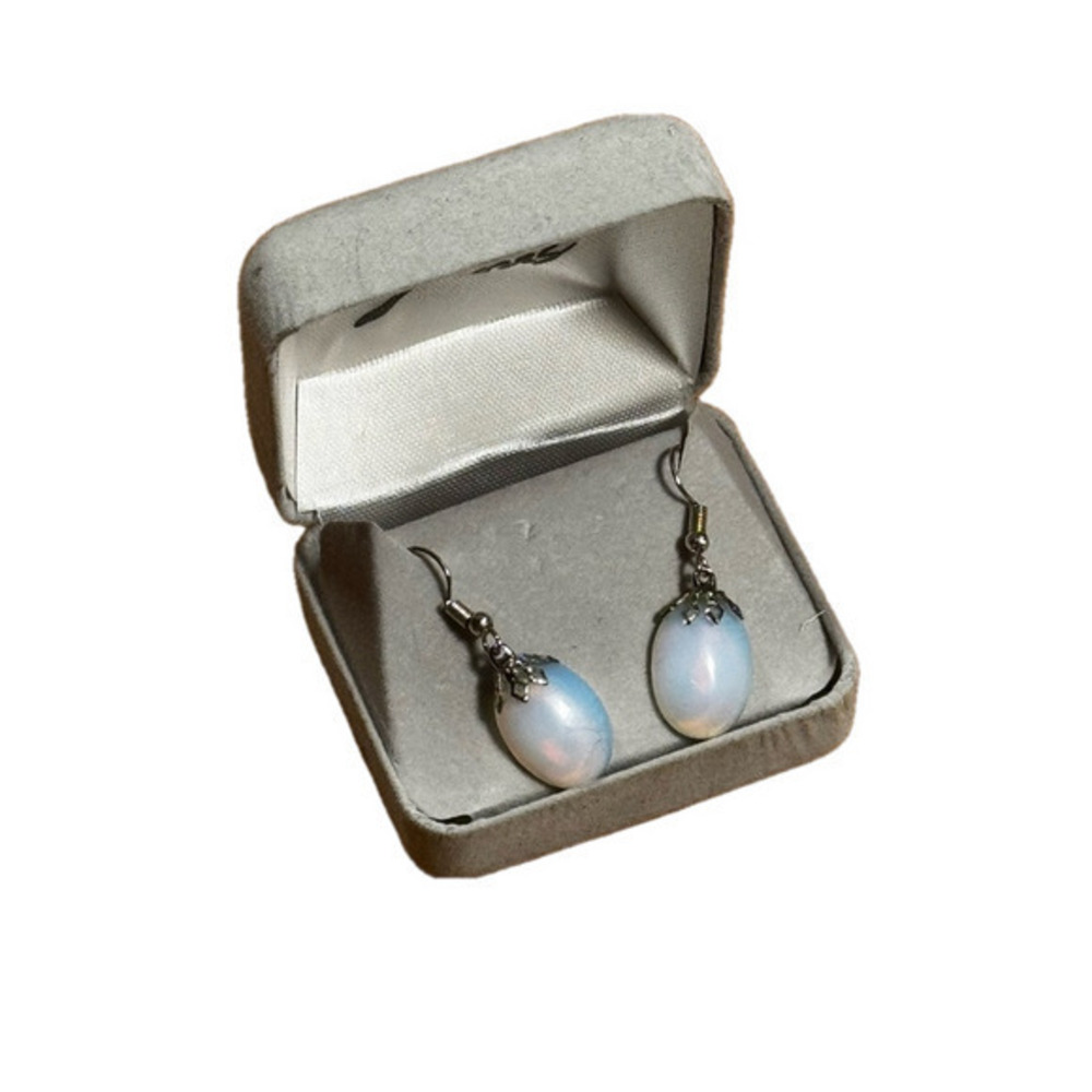 Elegant Moonstone Teardrop Earrings